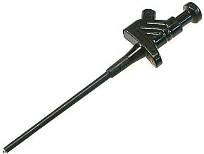 Chwytak pomiarowy cęgowy 60VDC czarny 4mm Chwytak pomiarowy cęgowy 60VDC czarny 4mm