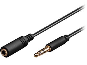 Kabel 1,5m Jack 3,5mm 3pin gniazdo - Jack 3,5mm 3pin wtyk Kabel 1,5m Jack 3,5mm 3pin gniazdo - Jack 3,5mm 3pin wtyk
