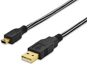 Kabel USB 2.0 USB mini 5pin wtyk Canon - USB A wtyk 1m Kabel USB 2.0 USB mini 5pin wtyk Canon - USB A wtyk 1m