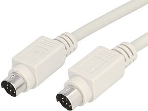 Kabel PS/2 wtyk z obu stron 2m połączenie 1:1 ekranowany Kabel PS/2 wtyk z obu stron 2m połączenie 1:1 ekranowany