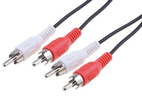 Kabel 2,5m 2x wtyk Cinch - 2x wtyk Cinch Kabel 2,5m 2x wtyk Cinch - 2x wtyk Cinch