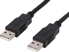 Kabel 1,8m USB 2.0 z 2 wtykami męskimi AA Kabel 1,8m USB 2.0 z 2 wtykami męskimi AA