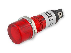 Kontrolka miniaturowa czerwona 230V średnica 10,5mm Kontrolka miniaturowa czerwona 230V średnica 10,5mm