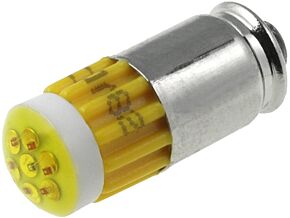 Żarówka LED S5,7s 28V AC/DC żółty Żarówka LED S5,7s 28V AC/DC żółty