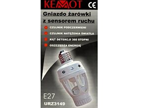 Gniazdo żarówki z sensorem ruchu Gniazdo żarówki z sensorem ruchu