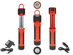 Akumulatorowa lampa warsztatowa 30+4+8 LED Akumulatorowa lampa warsztatowa 30+4+8 LED