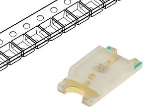 LED SMD 1206 160-355mcd 120° niebieski LED SMD 1206 160-355mcd 120° niebieski