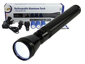 Wodoodporna akumulatorowa latarka 3W CREE LED 3xD Wodoodporna akumulatorowa latarka 3W CREE LED 3xD