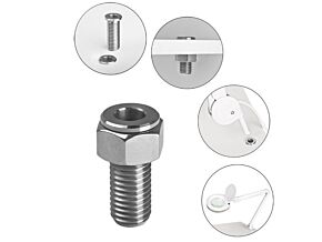 Wkręcane mocowanie do lampy warsztatowej Wkręcane mocowanie do lampy warsztatowej