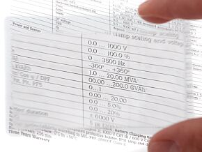 Ekran powiększający (85x55 mm) o powiększeniu 2x Ekran powiększający (85x55 mm) o powiększeniu 2x