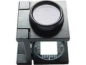 Lupa składana 14mm o powiększeniu x10 z podziałką 10x10mm Lupa składana 14mm o powiększeniu x10 z podziałką 10x10mm