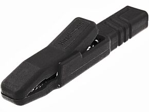 Krokodylek 4mm 25A czarny Krokodylek 4mm 25A czarny