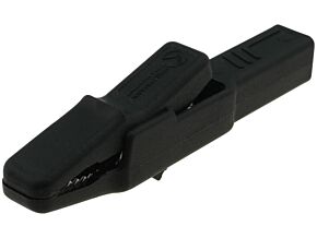 Krokodylek 4mm 25A czarny Krokodylek 4mm 25A czarny