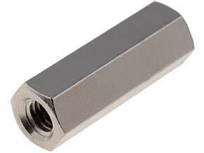 Tulejka dystansowa , mosiądz 15mm gwint M3 Tulejka dystansowa , mosiądz 15mm gwint M3