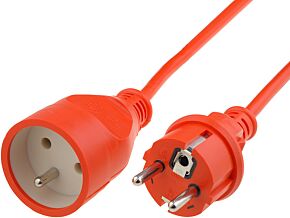 Przedłużacz sieciowy PVC pomarańczowy 3x1mm2 10m Przedłużacz sieciowy PVC pomarańczowy 3x1mm2 10m