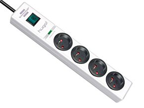 Listwa przepięciowa Brennenstuhl Hugo 2m/4 gniazda biała Listwa przepięciowa Brennenstuhl Hugo 2m/4 gniazda biała