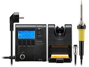 Cyfrowa stacja lutownicza Goobay EP6 48W 150-450°C Cyfrowa stacja lutownicza Goobay EP6 48W 150-450°C