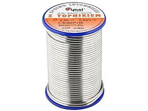 Spoiwo CYNEL Sn60Pb40 drut lutowniczy 2mm 0,5kg Topnik F-SW26 2,5% Spoiwo CYNEL Sn60Pb40 drut lutowniczy 2mm 0,5kg Topnik F-SW26 2,5%