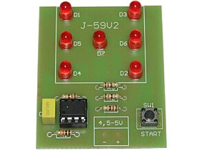 Elektroniczna kostka do gry (do montażu) Elektroniczna kostka do gry (do montażu)