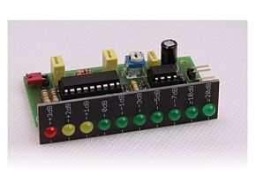 10 diodowy wskaźnik poziomu sygnału (do montażu) 10 diodowy wskaźnik poziomu sygnału (do montażu)