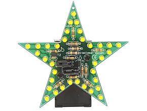Migająca żółta gwiazda 35 LED (do montażu) Migająca żółta gwiazda 35 LED (do montażu)