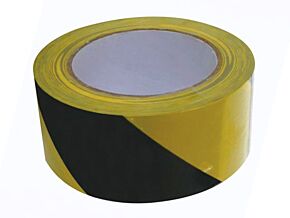 Samoprzylepna taśma ostrzegawcza czarno-żółta 50mm/33m Samoprzylepna taśma ostrzegawcza czarno-żółta 50mm/33m