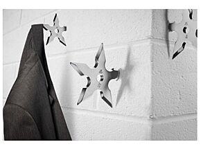 Wieszak w kształcie gwiazdki ninja Wieszak w kształcie gwiazdki ninja