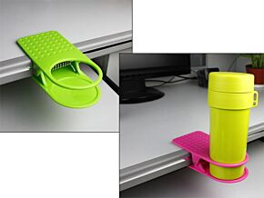 Biurkowy spinacz do napojów żółty Biurkowy spinacz do napojów żółty