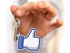 Brelok `Lubię To` Facebook Brelok `Lubię To` Facebook