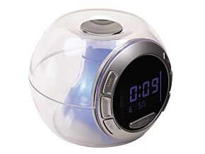 Przezroczysty budzik `Nature" Przezroczysty budzik `Nature"