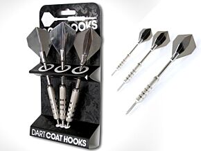 Wieszak w kształcie rzutek do darta Wieszak w kształcie rzutek do darta