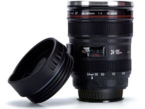 Kubek termiczny w kształcie obiektywu z przyssawką - Lens Cup Kubek termiczny w kształcie obiektywu z przyssawką - Lens Cup