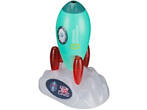 Projektor rakieta kosmiczna z funkcją latarki i lampki nocnej Projektor rakieta kosmiczna z funkcją latarki i lampki nocnej