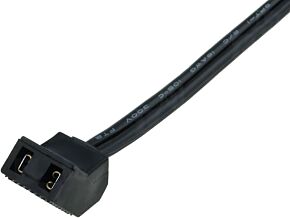 Kabel: zasilający do wentylatorów; 2m; Wtyczka: kątowa 45° Kabel: zasilający do wentylatorów; 2m; Wtyczka: kątowa 45°