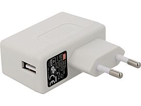 Zasilacz impulsowy 5VDC 2,4A USB 12W Wtyczka EU -20÷60°C