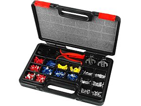 Zestaw: do zaciskania konektorów, do zaciskania końcówek Zestaw: do zaciskania konektorów, do zaciskania końcówek