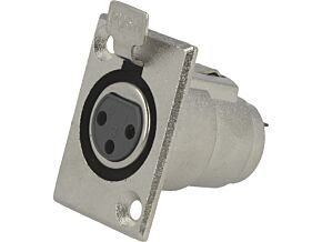 Gniazdo żeńskie XLR 3pin Gniazdo żeńskie XLR 3pin