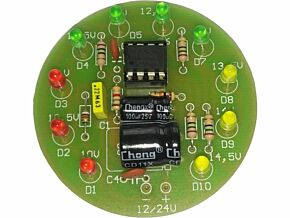 Wskaźnik napięcia akumulatora 12V/24V (do montażu) Wskaźnik napięcia akumulatora 12V/24V (do montażu)