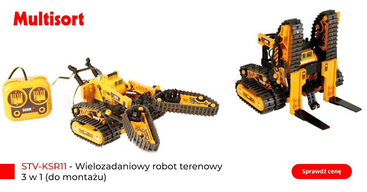 Robot dla dzieci, terenowy, wielozadaniowy